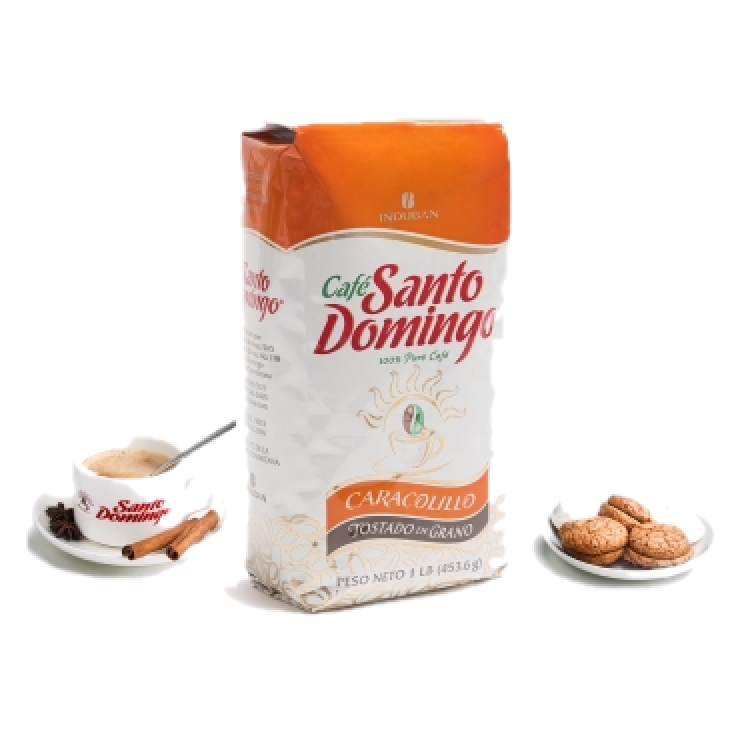 Caracolillo  -доминиканский 100% органический молотый кофе, 453.6 г Без горечи, без кислотности. Упаковано в Доминикане
