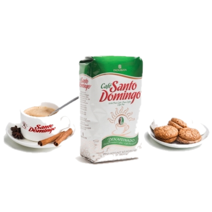 Без кофеина Santo Domingo -доминиканский 100% органический молотый кофе, 453.6 г Упаковано в Доминикане