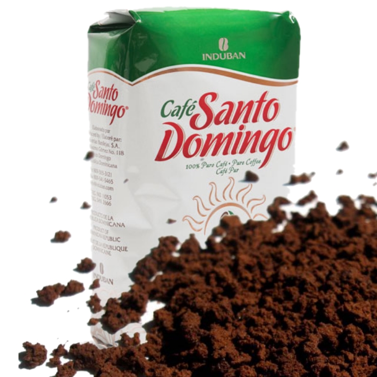 Кофе Santo Domingo  DESCAFEINADO молотый, 500 г Напиток с терпким ароматом и послевкусием горького шоколада. Произведен и упакован в Доминикане. 
